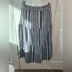 Cato C Est. 1946 Striped Tiered Skirt